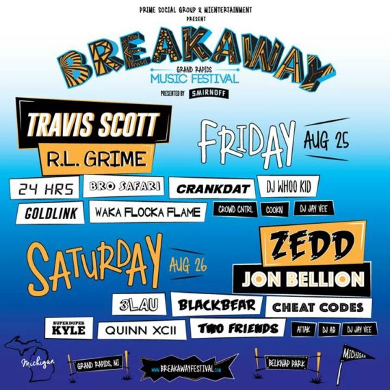 breakaway music festival lineup 2017