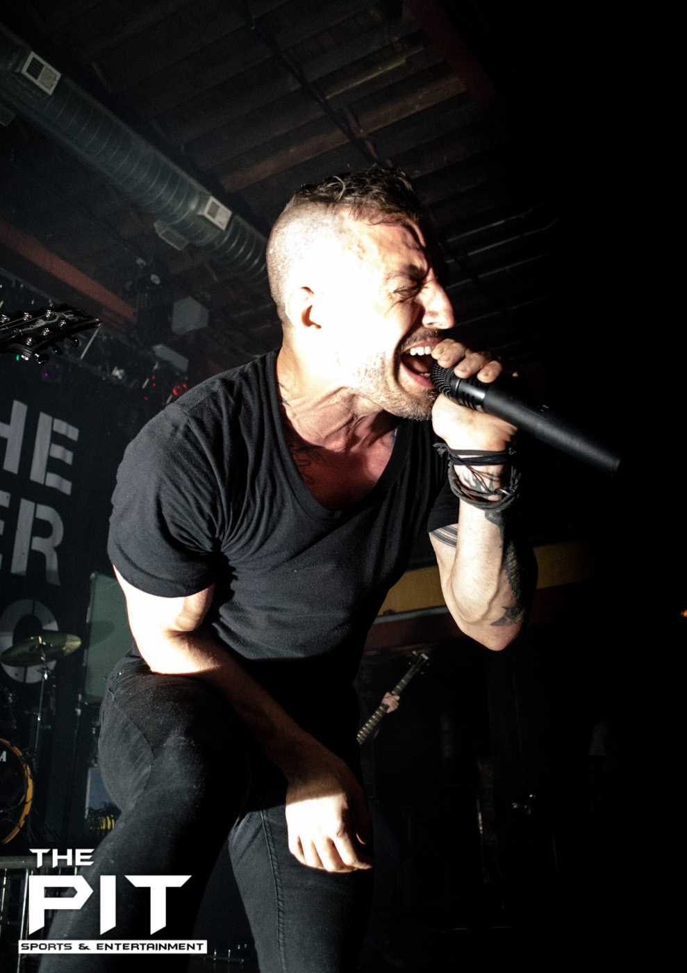 The Dillinger Escape Plan performs with guests with Trash Talk, Retox and Shining at The Crofoot Ballroom in Pontiac, MI on April 10, 2014. Photo: Jamie Limbright / The Pit: SE