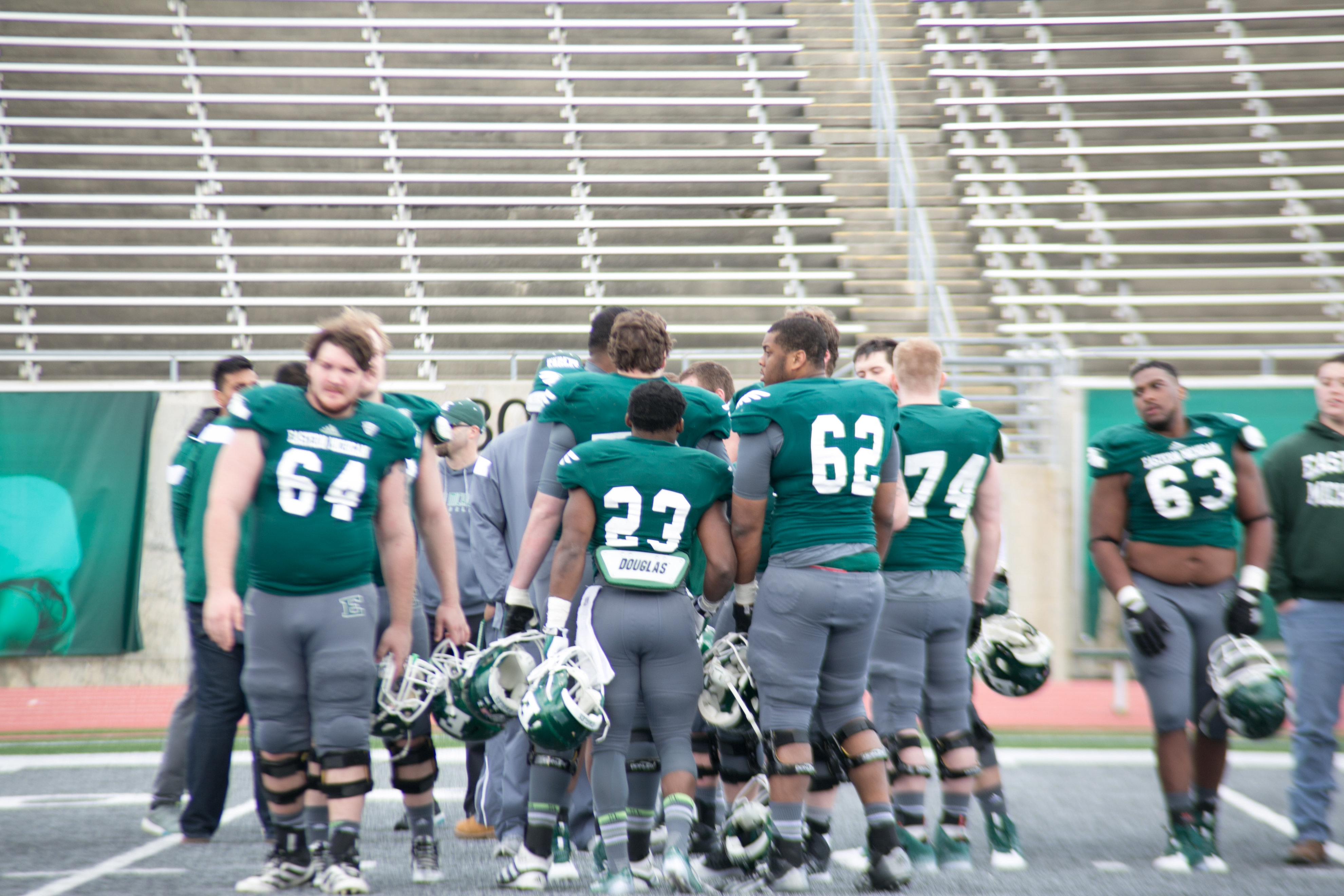 Spring Football: Eastern Michigan defense soars in 42-27 victory over ...