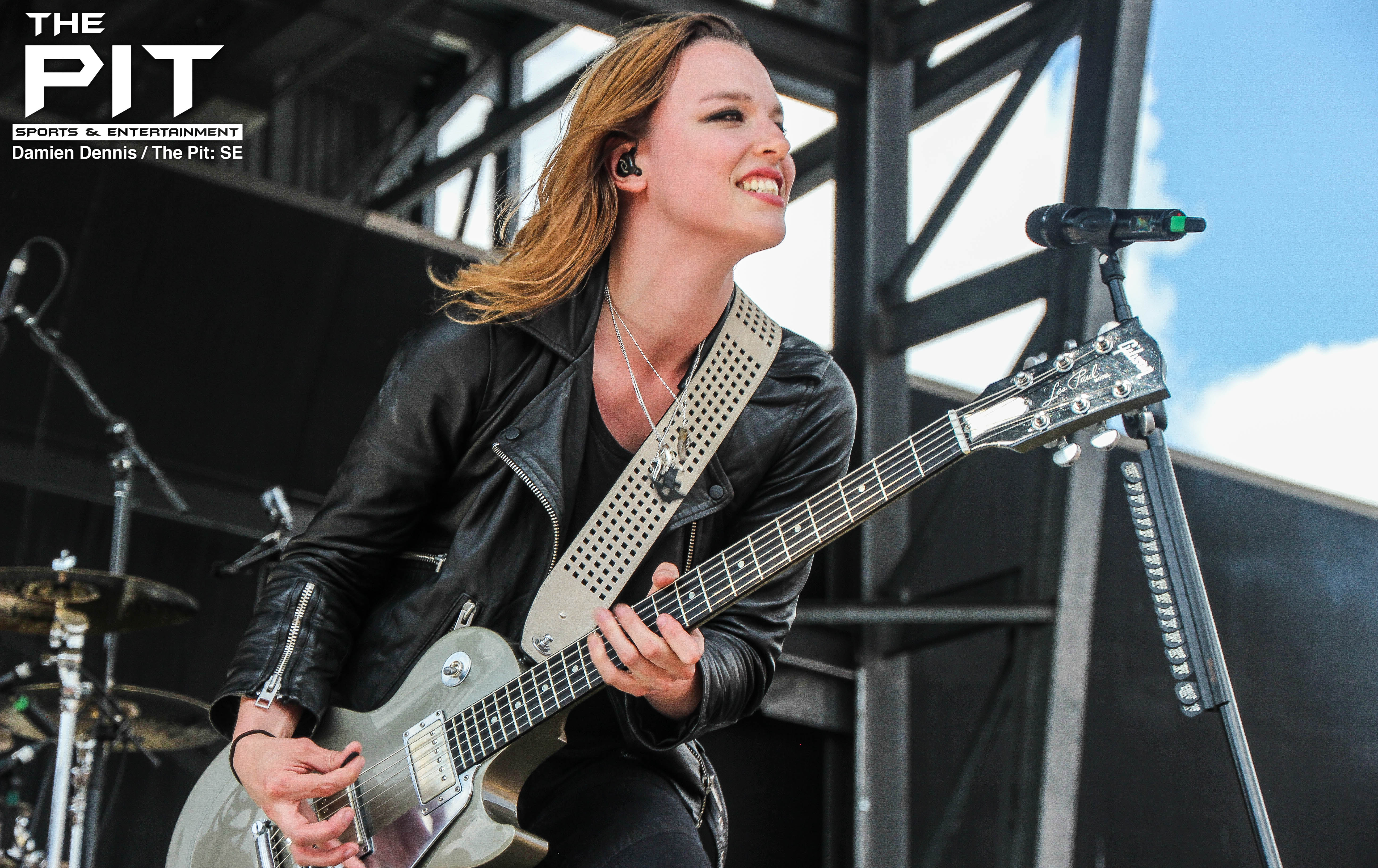 Lzzy Hale and her band of freaks stole the show as Halestorm performed at R...