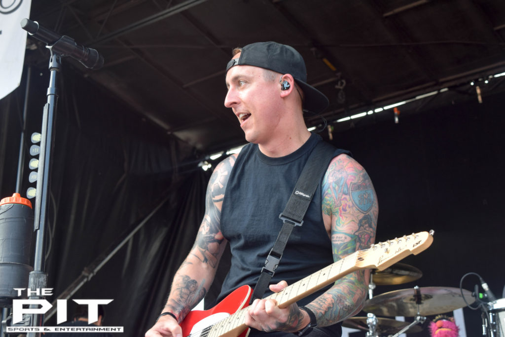 Ryan Key of Yellowcard plays before a massive crowd in Orlando for the 2016 Vans Warped Tour. Photos by Will Churchill and JC Hernandez/The Pit