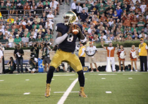Malik Zaire called football his "life's work" as he focuses on winning the position battle over his sophomore counterpart, DeShone Kizer. Damien Dennis/The Pit