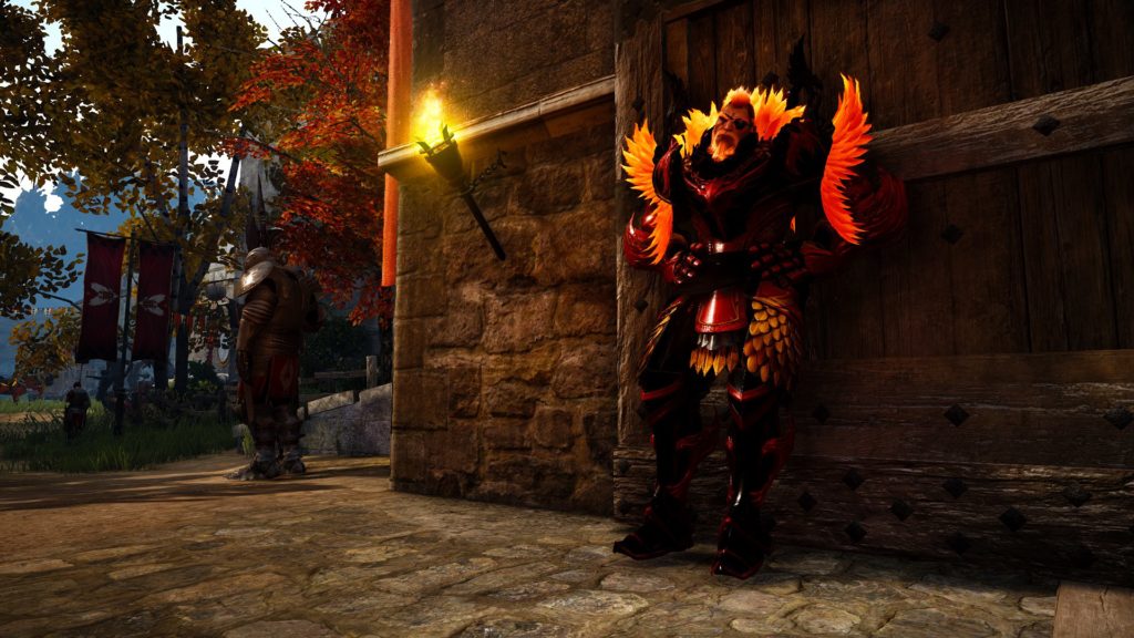 Kyle's character in Black Desert Online is named Khovax, a beserker class character he modeled after a Nordic fire giant. The character creation aspect is very detailed, allowing players to do numerous unique things to their characters. The berserker class is locked to male giants. 
