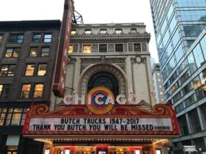 The Chicago Theatre remembering Butch Trucks.