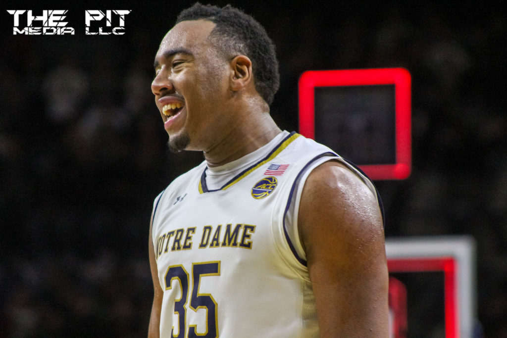 Bonzie Colson has announced he will stay with Notre Dame for his senior season. During the 2016-17 campaign, he averaged a double-double. Damien Dennis/The Pit