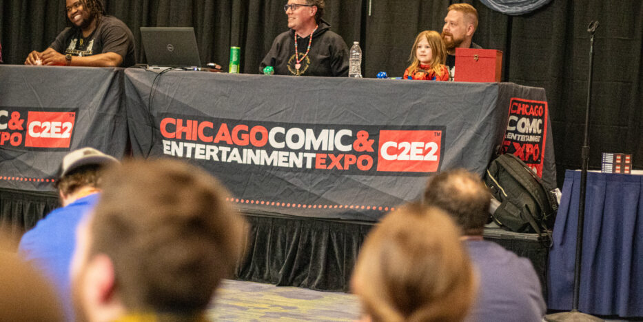 Quest Bros. hosted an Improv DnD panel at the end of C2E2 day one, and we got to be a part of it! (Shannon Coughlin/TPM)