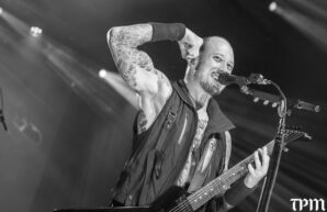 Matt Heafy of Trivium performs at the Hard Rock Casino in Gary, Ind. on Friday, November 14, 2025. (Damien Dennis/TPM)