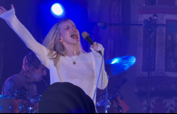 Hayley Williams performs "Good 'Ol Days" off her third solo record Ego Death At A Bachelorette Party during the first night of her Chicago performances at Byline Bank Aragon Ballroom on Tuesday, April 21, 2026. (Damien Dennis/TPM)